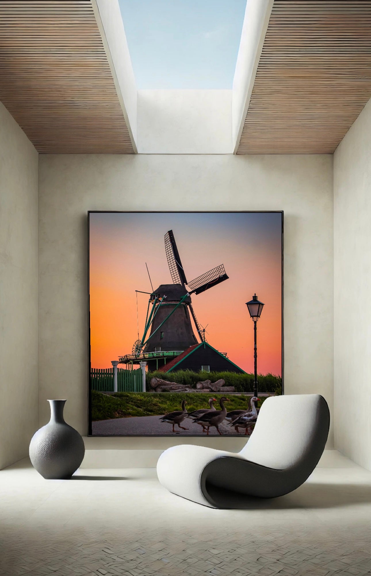 Zaanse schans sunset