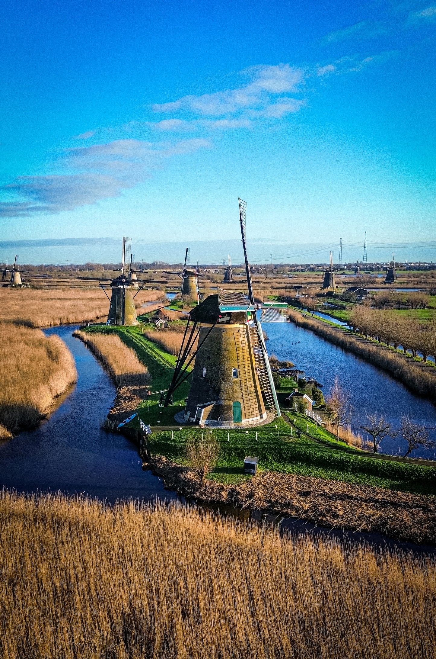 Kinderdijk windmills Holland