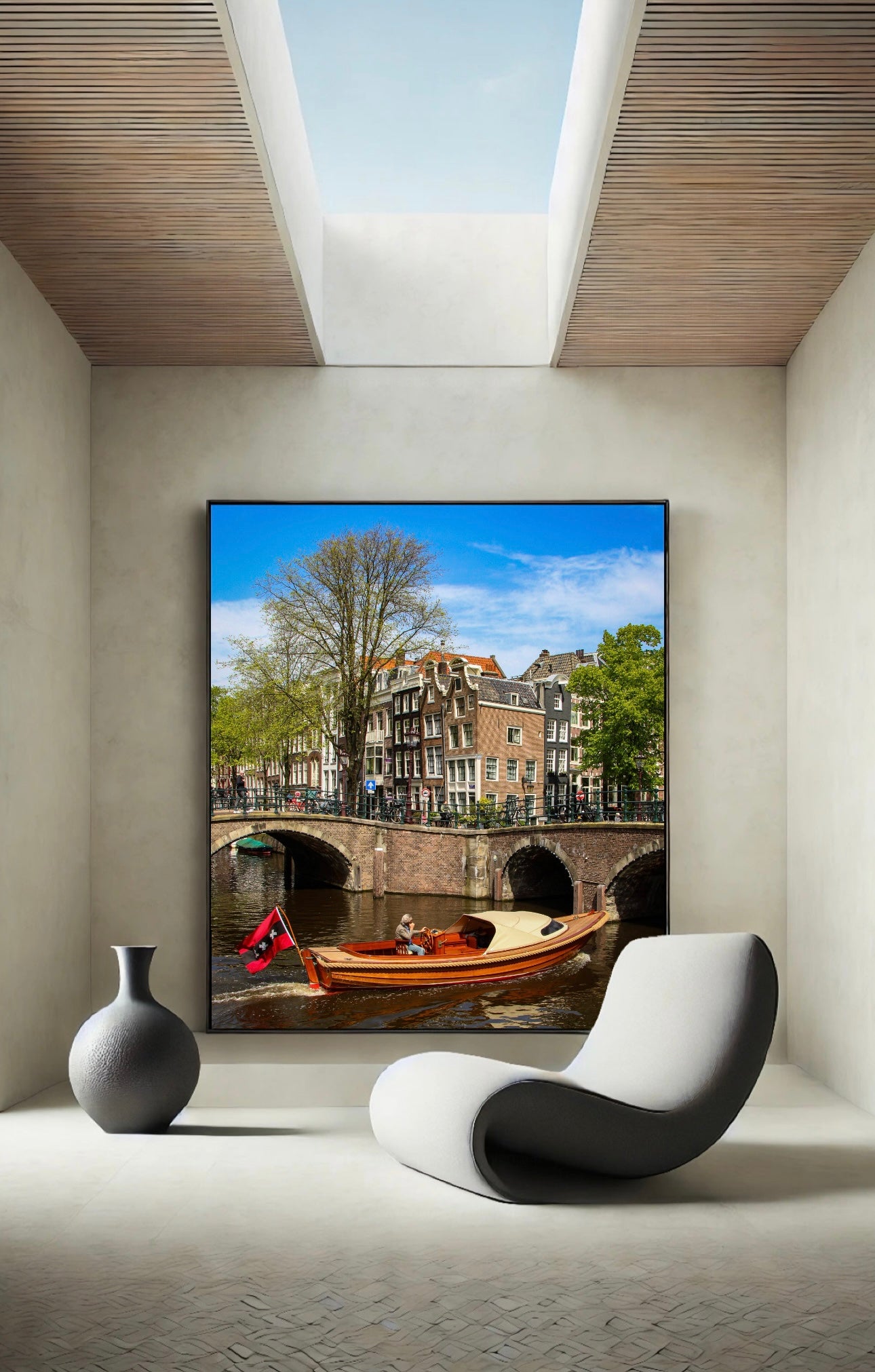Amsterdam canals boat