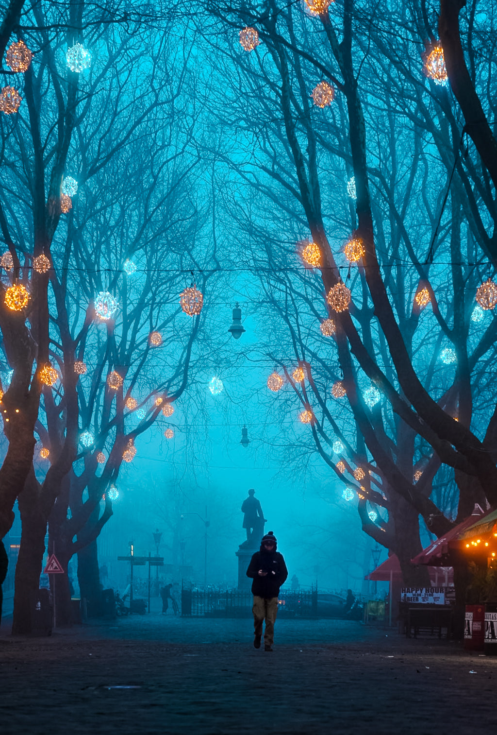 Amsterdam mist Thorbeckeplein