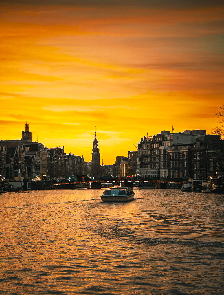 Amsterdam Amstel sunset