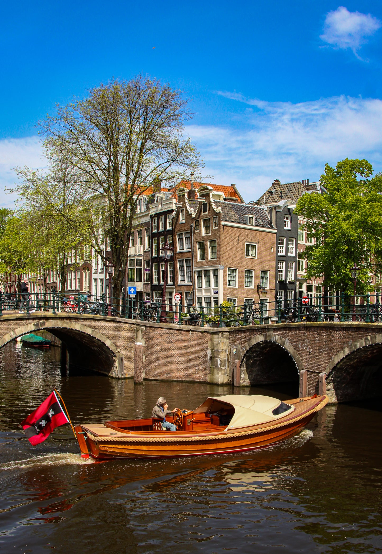 Amsterdam canals boat