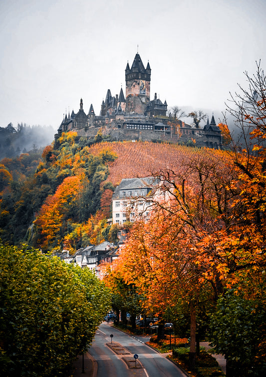 Burg Eltz castle autumn