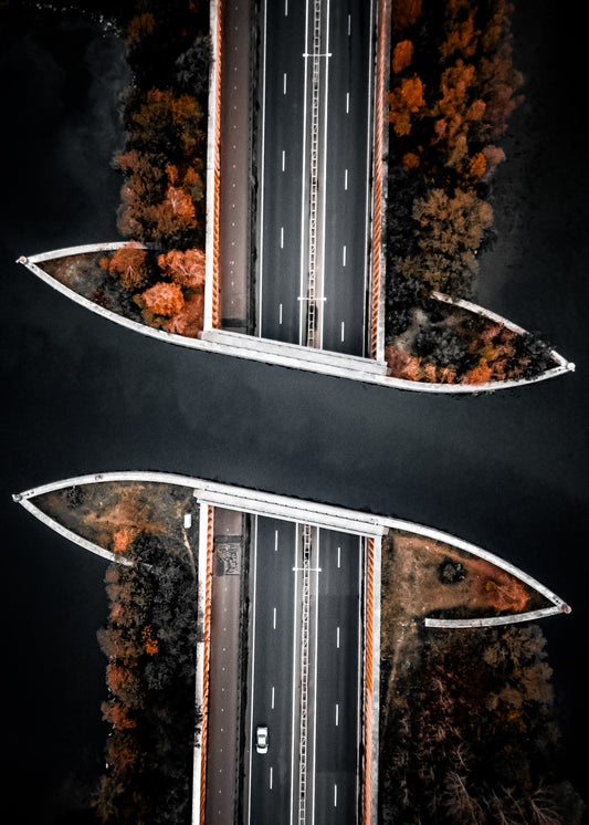Dutch highway under water