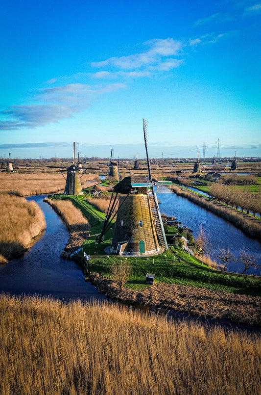 Kinderdijk windmills Holland